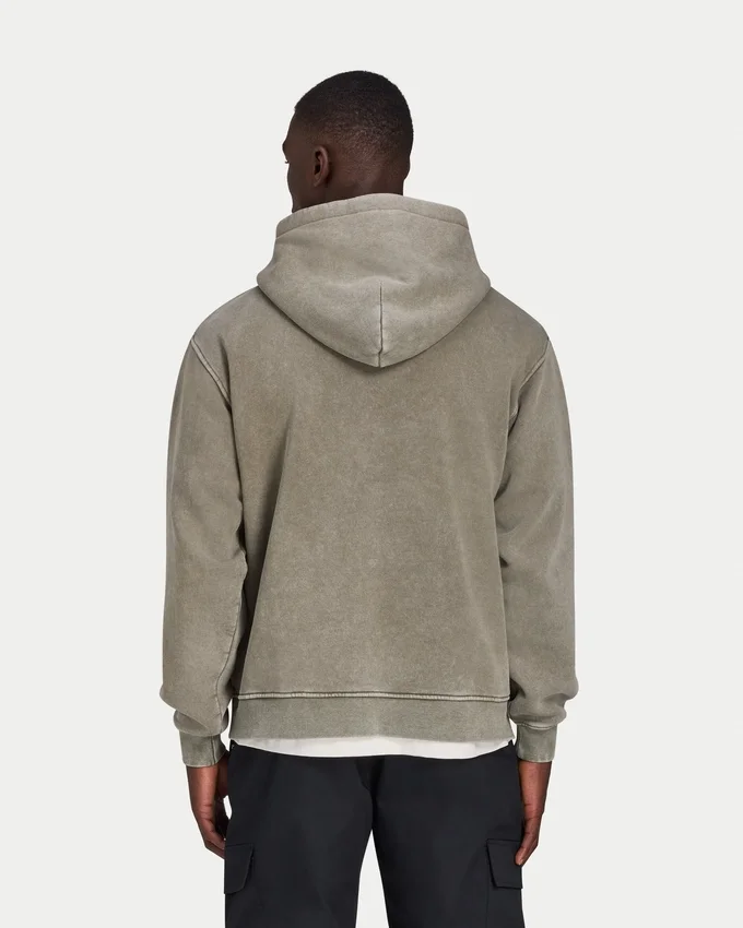 Sweat à capuche oversize délavé Signature pour homme Sweat à capuche oversize délavé Signature pour homme