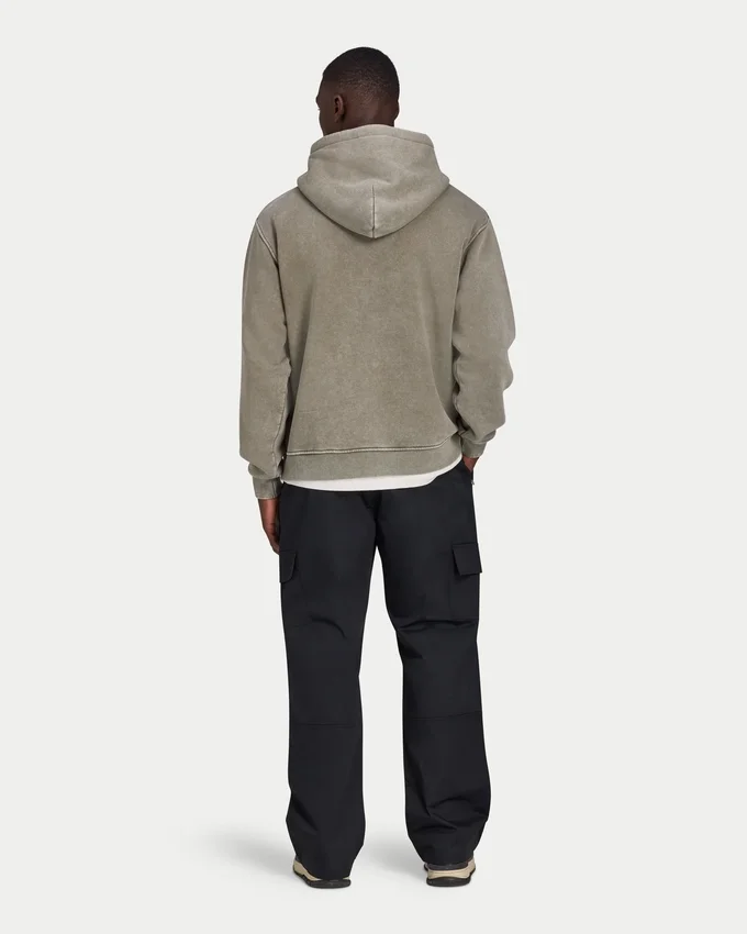 Sweat à capuche oversize délavé Signature pour homme Sweat à capuche oversize délavé Signature pour homme