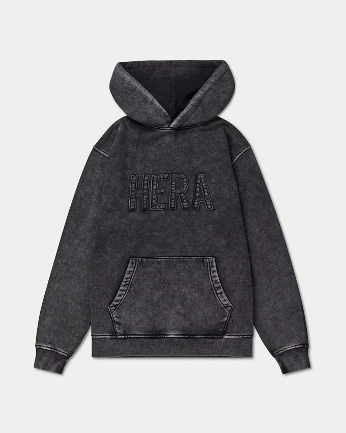 Sweat à capuche oversize délavé Signature pour homme Sweat à capuche oversize délavé Signature pour homme