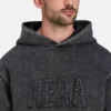 Sweat à capuche oversize délavé Signature pour homme Sweat à capuche oversize délavé Signature pour homme