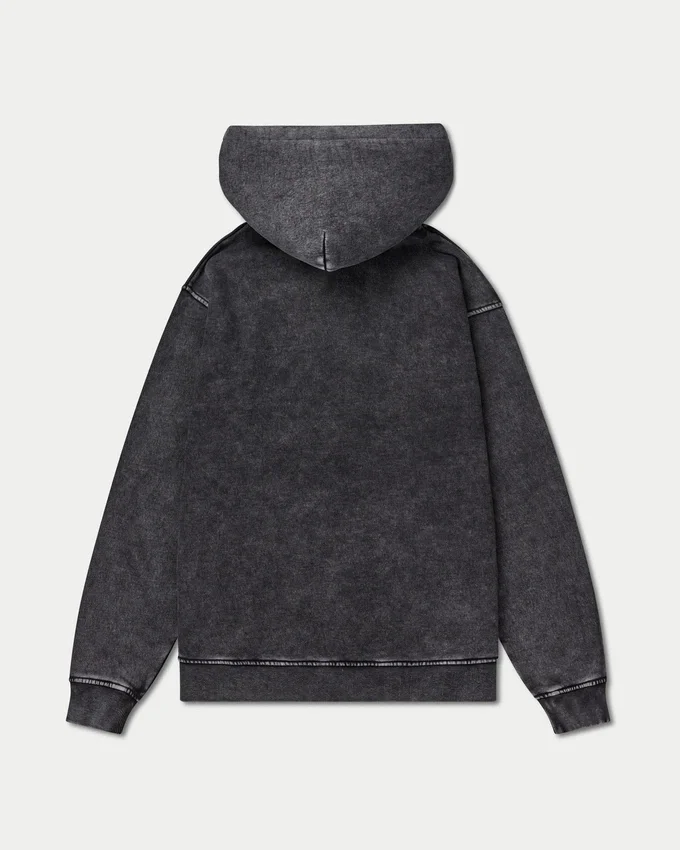 Sweat à capuche oversize délavé Signature pour homme Sweat à capuche oversize délavé Signature pour homme