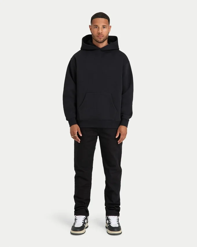 Sweat à capuche oversize « Graffiti » pour homme – noir Sweat à capuche oversize « Graffiti » pour homme – noir