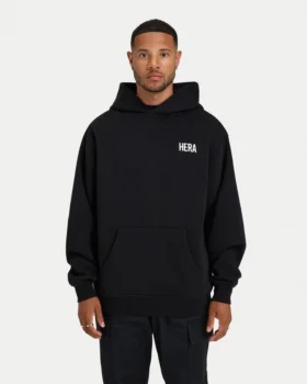 Sweat à capuche oversize incontournable pour homme – noir