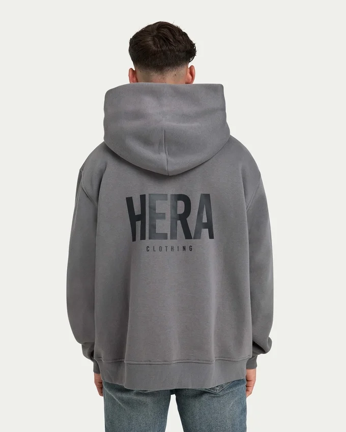 Sweat à capuche oversize pour homme – gris anthracite Sweat à capuche oversize pour homme – gris anthracite
