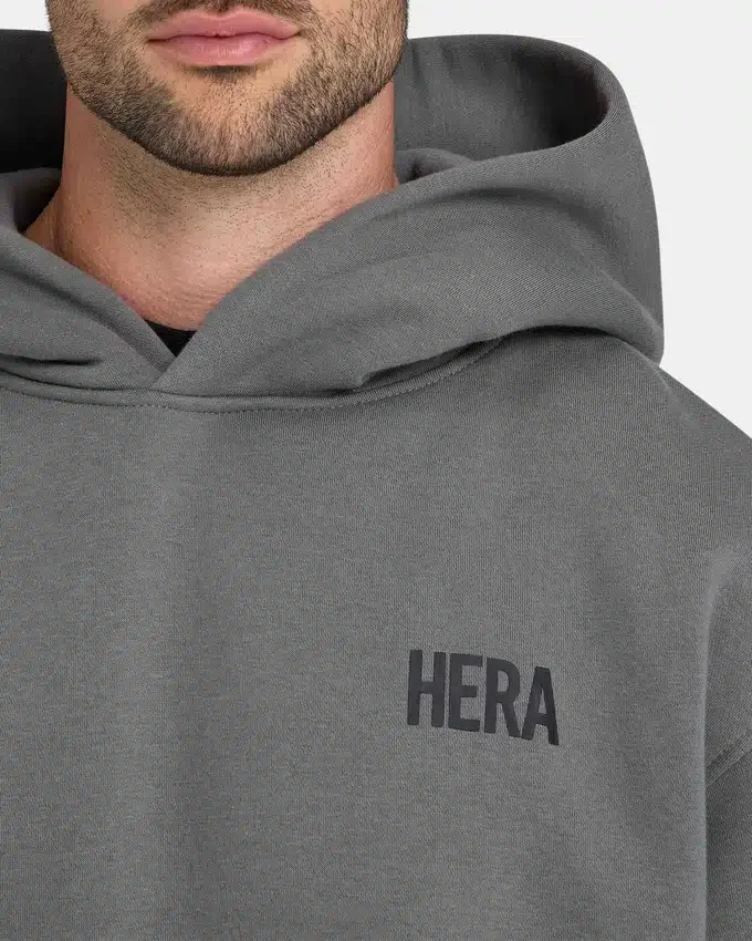 Sweat à capuche oversize pour homme – gris anthracite Sweat à capuche oversize pour homme – gris anthracite