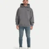 Sweat à capuche oversize pour homme – gris anthracite Sweat à capuche oversize pour homme – gris anthracite