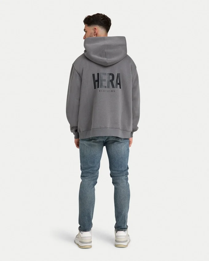 Sweat à capuche oversize pour homme – gris anthracite Sweat à capuche oversize pour homme – gris anthracite