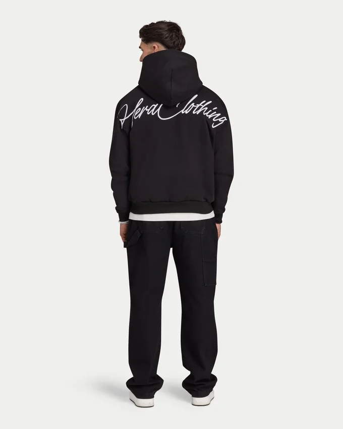 Sweat à capuche épais pour homme avec inscription Sweat à capuche épais pour homme avec inscription