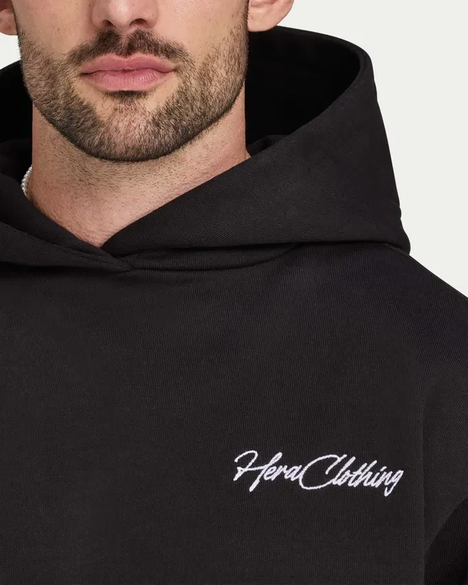 Sweat à capuche épais pour homme avec inscription Sweat à capuche épais pour homme avec inscription