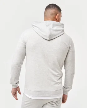 sweat capuche slim fit pour homme gris chin 2 280x350 - Sweat &agrave; capuche slim fit pour homme - gris chin&eacute;