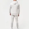 Sweat à capuche slim fit pour homme – gris chiné Sweat à capuche slim fit pour homme – gris chiné