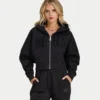 Sweat à capuche zippé court 365 pour femme Sweat à capuche zippé court 365 pour femme
