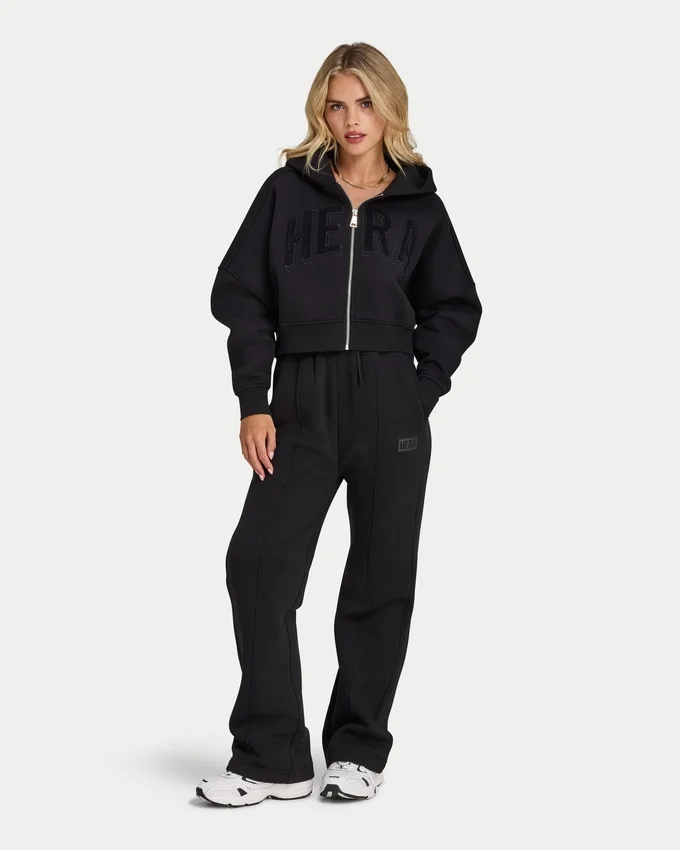 Sweat à capuche zippé court 365 pour femme Sweat à capuche zippé court 365 pour femme
