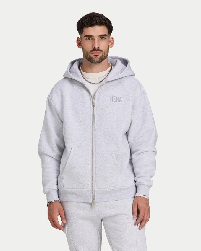 Sweat à capuche zippé oversize incontournable pour homme Sweat à capuche zippé oversize incontournable pour homme