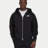 Sweat à capuche zippé oversize incontournable pour homme