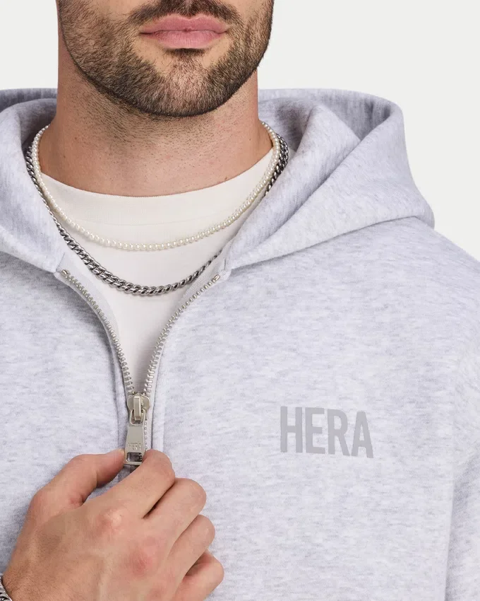 Sweat à capuche zippé oversize incontournable pour homme Sweat à capuche zippé oversize incontournable pour homme