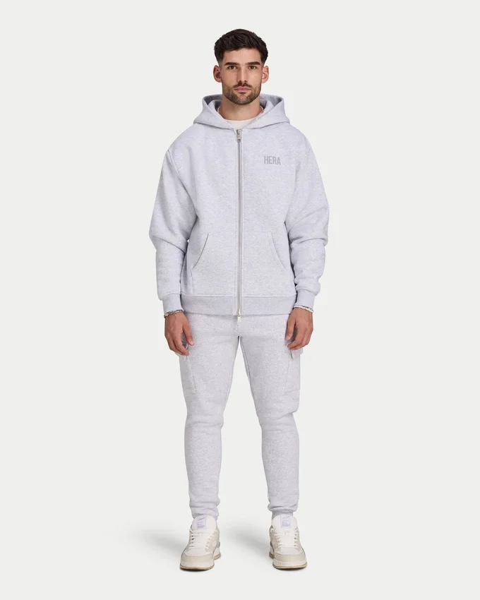 Sweat à capuche zippé oversize incontournable pour homme Sweat à capuche zippé oversize incontournable pour homme