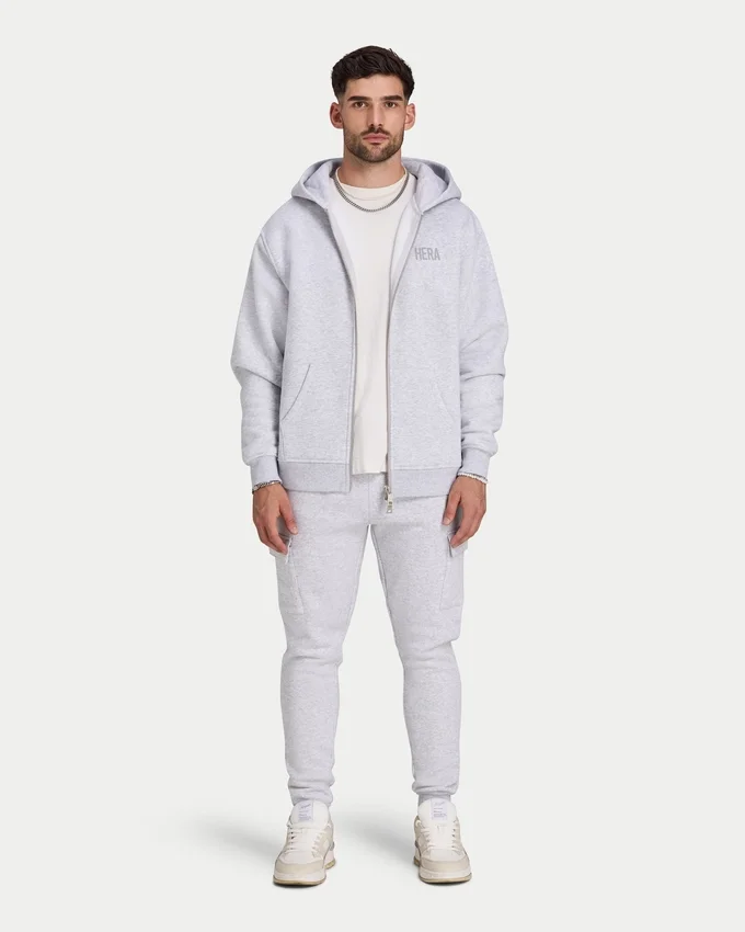 Sweat à capuche zippé oversize incontournable pour homme Sweat à capuche zippé oversize incontournable pour homme