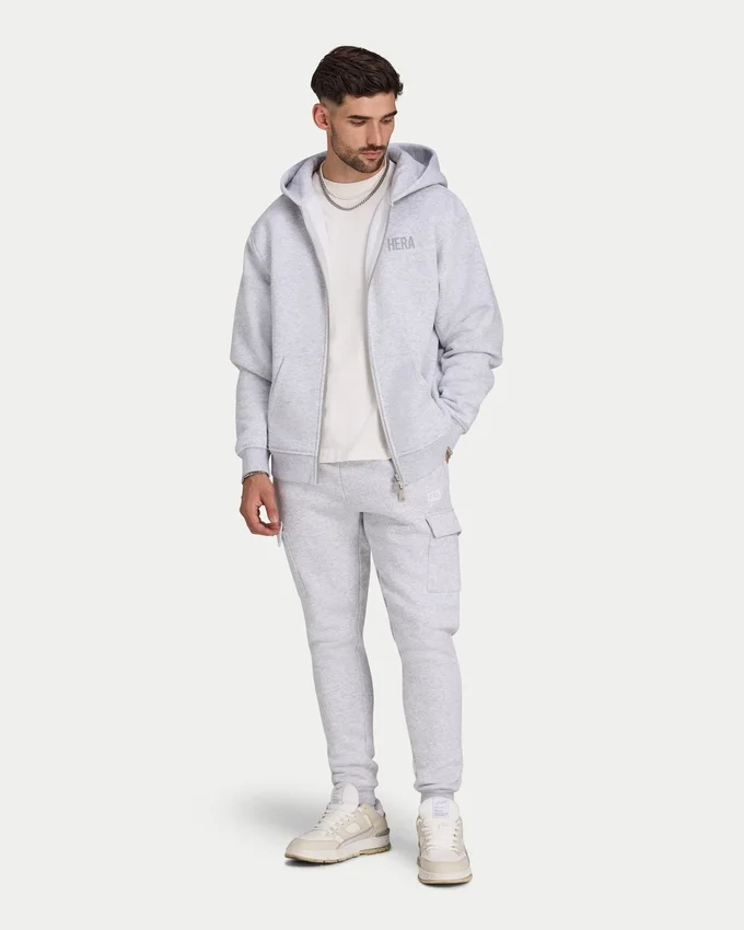 Sweat à capuche zippé oversize incontournable pour homme Sweat à capuche zippé oversize incontournable pour homme