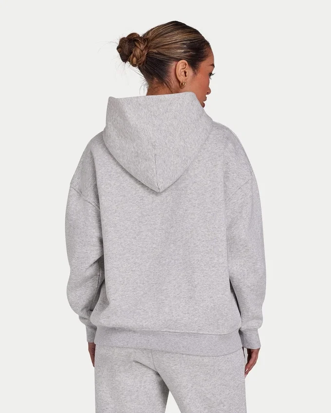 Sweats à capuche Collective pour femme – gris chiné Sweats à capuche Collective pour femme – gris chiné
