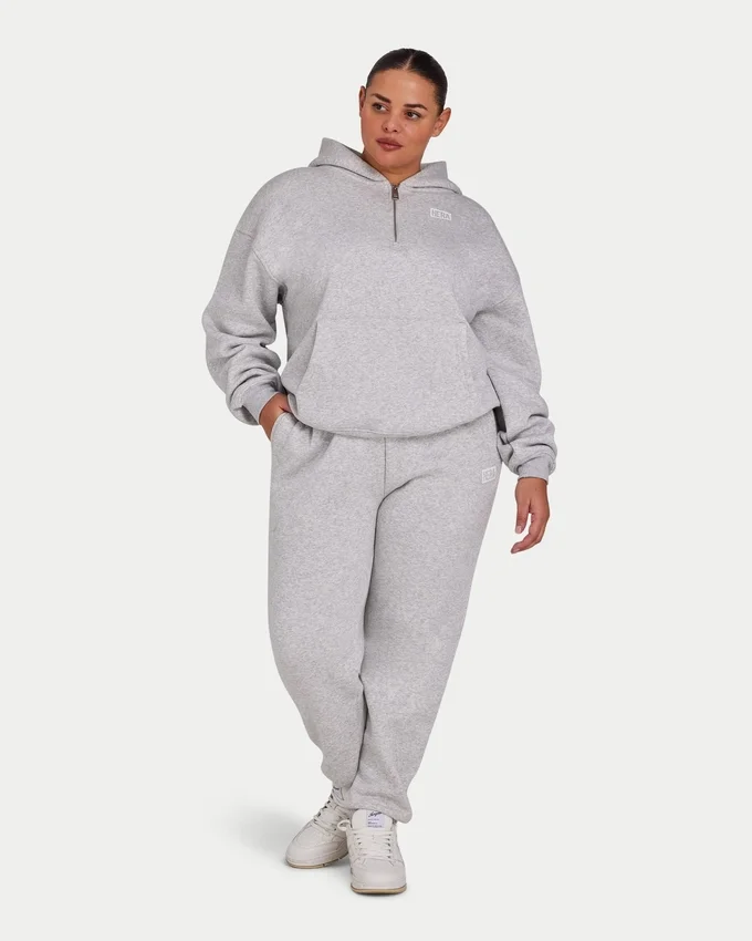 Sweats à capuche Collective pour femme – gris chiné Sweats à capuche Collective pour femme – gris chiné