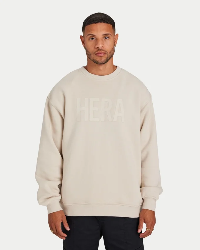 Sweats Label pour homme – couleur avoine Sweats Label pour homme – couleur avoine