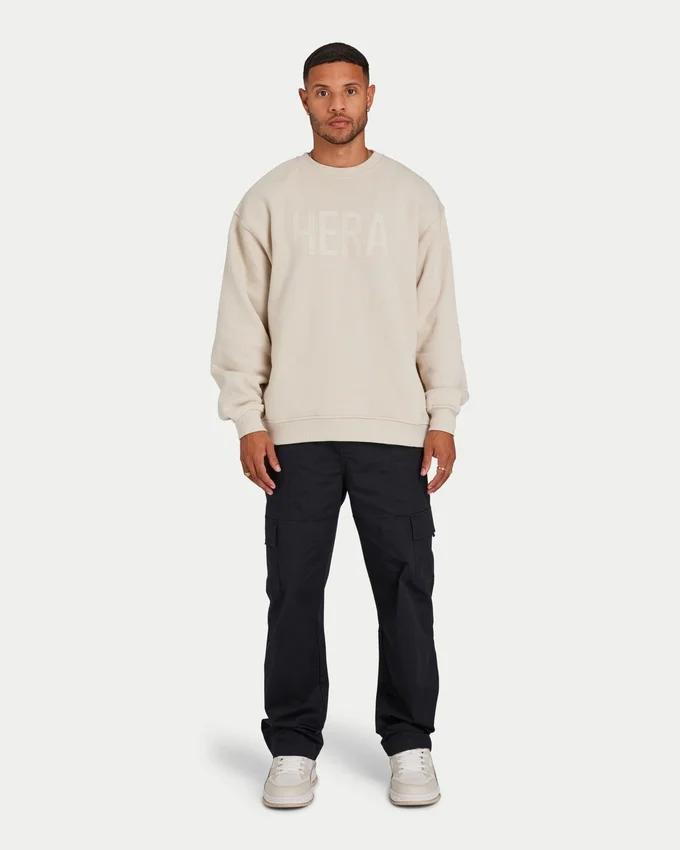 Sweats Label pour homme – couleur avoine Sweats Label pour homme – couleur avoine