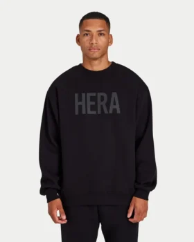Sweats Label pour homme – noir
