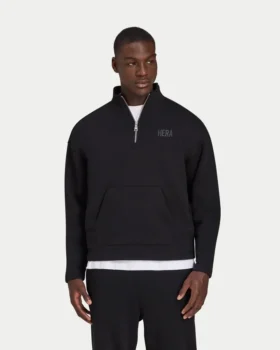 Sweats oversize à ¼ de zip pour homme « Staple » Sweats oversize à ¼ de zip pour homme « Staple »