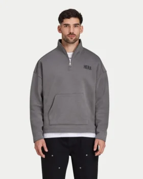 Sweats oversize à ¼ de zip pour homme « Staple » Sweats oversize à ¼ de zip pour homme « Staple »