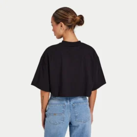 T-shirt court Rewear Icon – noir