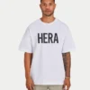 T-shirt Label pour homme – blanc