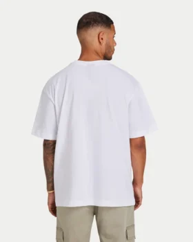 T-shirt Label pour homme – blanc