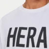 T-shirt Label pour homme – blanc