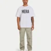 T-shirt Label pour homme – blanc