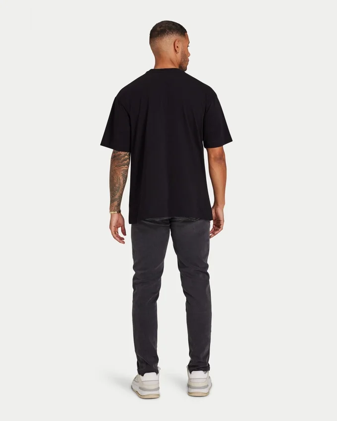 T-shirt Label pour homme – noir T-shirt Label pour homme – noir