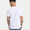 T-shirt Label Regular Fit pour homme – blanc T-shirt Label Regular Fit pour homme – blanc