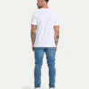 T-shirt Label Regular Fit pour homme – blanc T-shirt Label Regular Fit pour homme – blanc