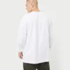 T-shirt à manches longues de la marque Mens – blanc T-shirt à manches longues de la marque Mens – blanc