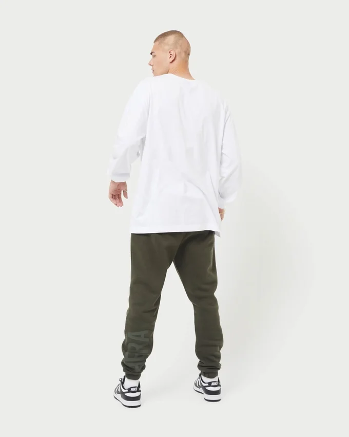 T-shirt à manches longues de la marque Mens – blanc T-shirt à manches longues de la marque Mens – blanc
