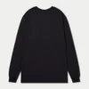 T-shirt à manches longues Label pour homme – noir T-shirt à manches longues Label pour homme – noir