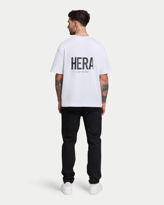 T-shirt oversize classique pour homme – blanc T-shirt oversize classique pour homme – blanc