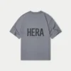 T-shirt oversize classique pour homme – gris anthracite
