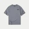 T-shirt oversize classique pour homme – gris anthracite