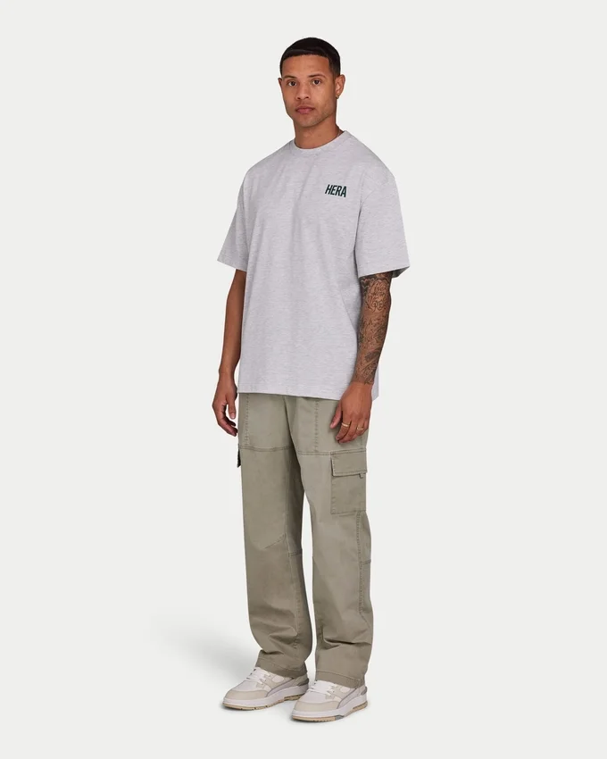 T-shirt oversize classique pour homme – gris chiné T-shirt oversize classique pour homme – gris chiné