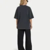 T-shirt oversize délavé Signature pour femme T-shirt oversize délavé Signature pour femme