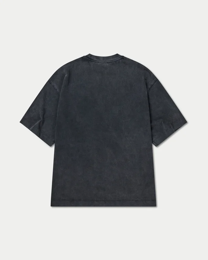 T-shirt oversize délavé Signature pour femme T-shirt oversize délavé Signature pour femme