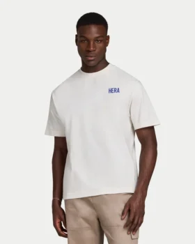 T-shirt oversize incontournable pour homme – blanc cassé