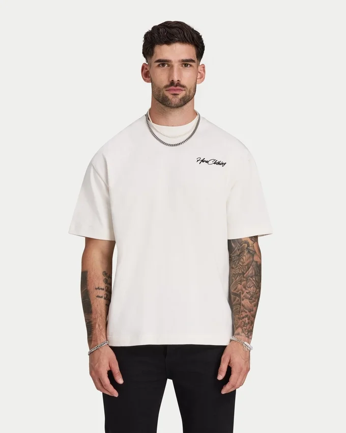 T-shirt oversize « Script » épais pour homme T-shirt oversize « Script » épais pour homme