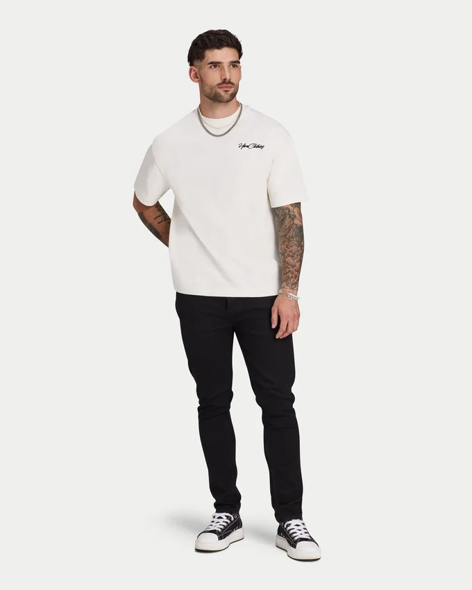 T-shirt oversize « Script » épais pour homme T-shirt oversize « Script » épais pour homme